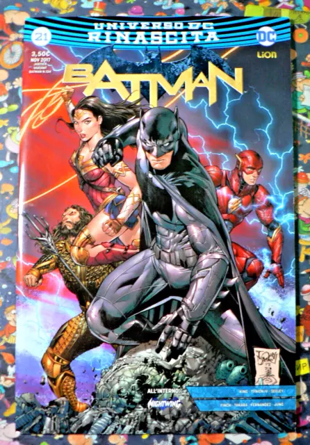 BATMAN n° 21 Justice League movie VARIANT | Universo DC Rinascita | RW Lion