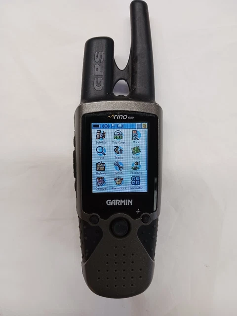 Garmin Rino 530 Handheld GPS Navigator Radio With Case