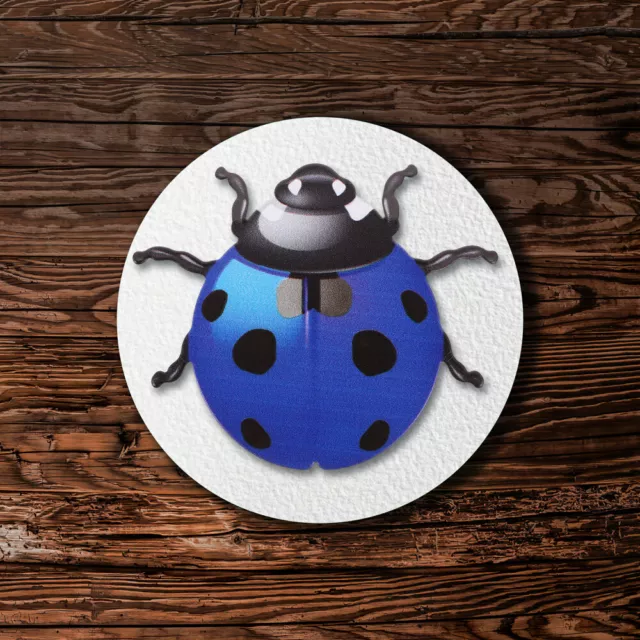 Iron Beetle Outdoor Decoration Metal Ladybug Sculpture Decorations