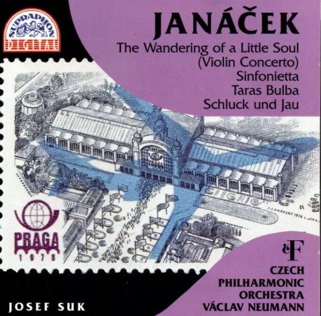 LEOS JANACEK CD Classical Violin Josef Suk Czech Philharmonic Orchestra