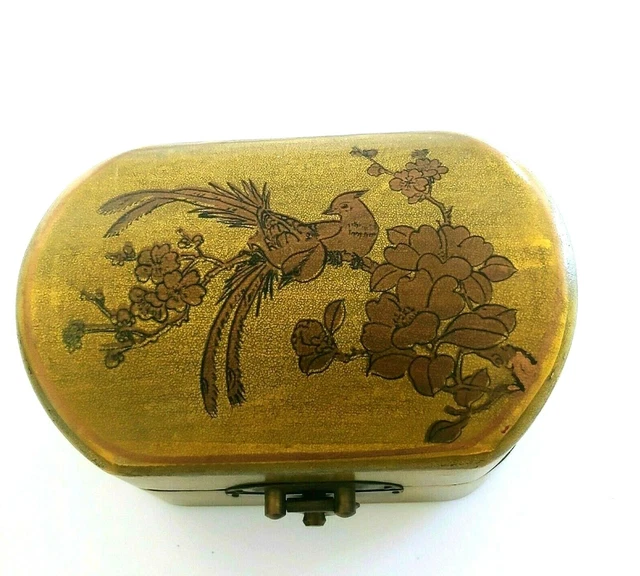 Chinese Light Copper Brown Elephant Graphic Box ws1978S Chinese Light Copper Brown Elephant Graphic Box ws1978S