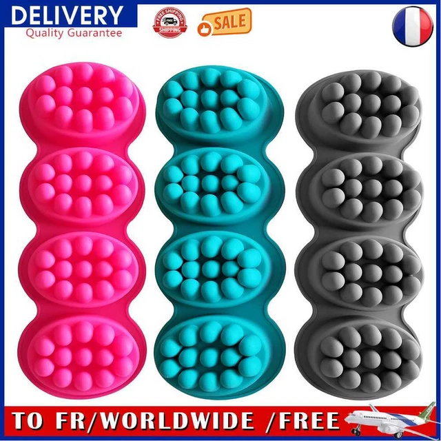 Multifunction Silicone Soap Mold DIY Handmade Craft Kitchen Baking Making Kit