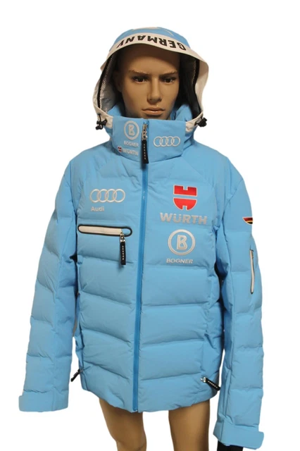 BOGNER MEN'S DSV Team Germany Ski Jacket Blue White Size 50 M New