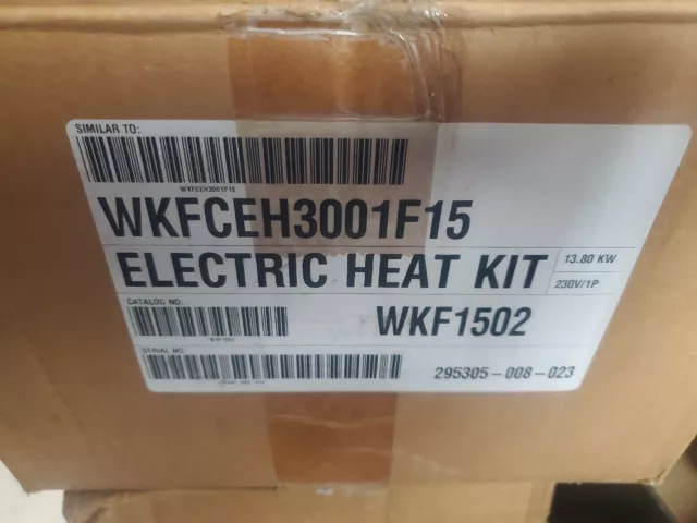 New Carrier 15 KW Electric Heat Assembly 230V W KFCEH3001F15 WKF1502 Open Bx WH3