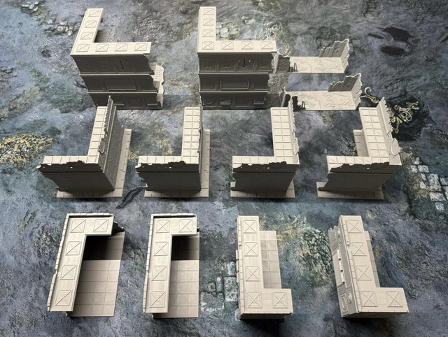 MDF Warhammer 40k New UKTC ITC Legal Tournament Ruined Buildings Terrain Wargame - Foto 11