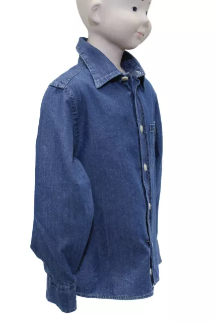 Camicia da bambino jeans North Sails junior manica lunga casual moda taschino 3