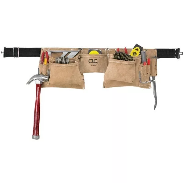 CLC 12-Pocket Suede Leather Heavy-Duty Carpenter Apron 1 pk