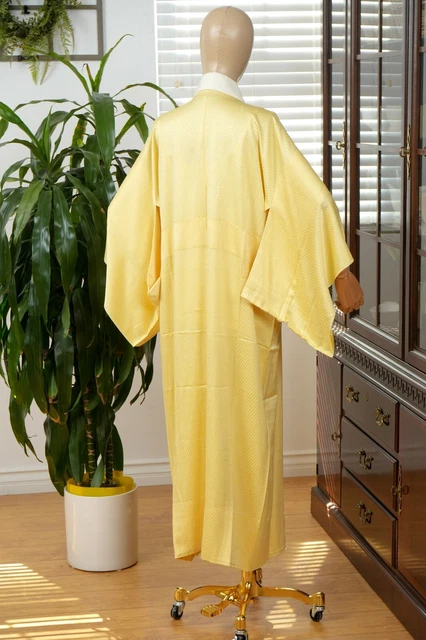 Dear Vanilla Japanese Hitoe Juban Undergown Women's Kimono Genuine Vintage Mint 8