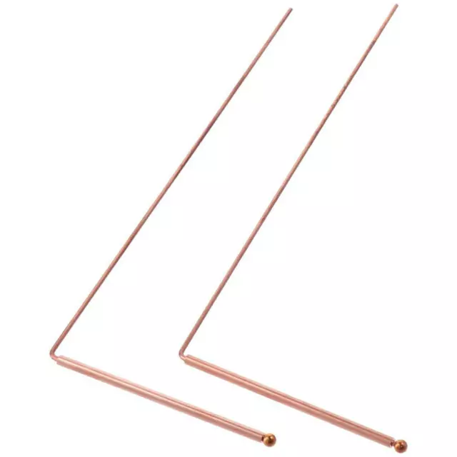 2PCS 99.9% Copper Dowsing rods Pure Copper Divining Rods  Ghost Hunting