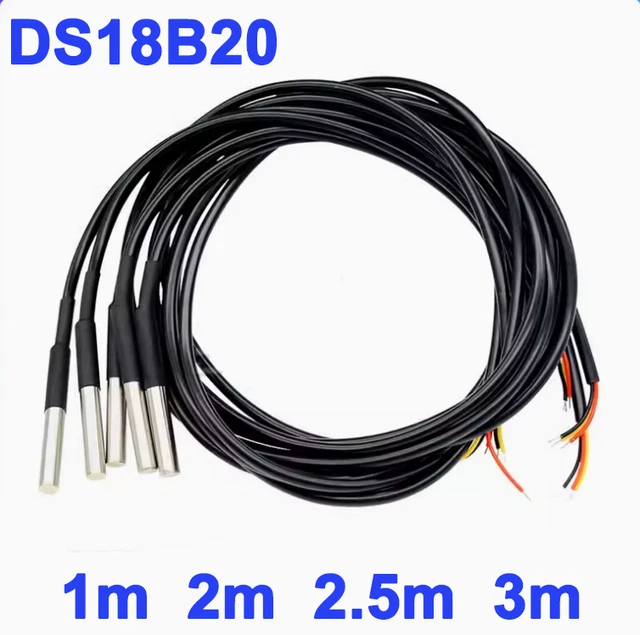 DS18B20 WATERPROOF DIGITAL Humidity Temperature Sensor Thermal Probe 1 ...