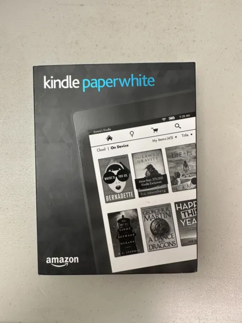 Amazon Kindle Paperwhite (6th Generation) 4GB, Wi-Fi, 6in - Black