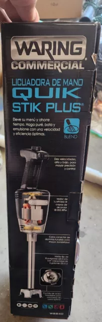 Waring Commercial 10" Medium Duty Quik Stik Plus Immersion Blender *NEW*