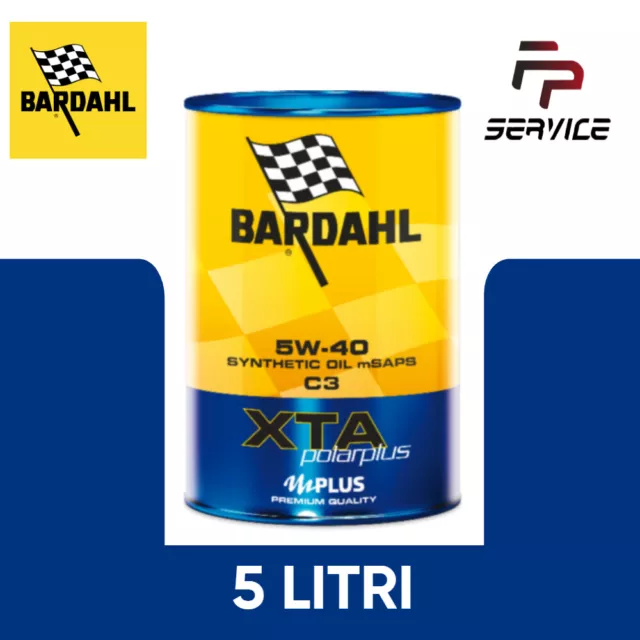 Olio Motore Bardahl Xta 5W40 C3 Mb 229.31 226.5 Acea C3 Renault Porsche Ford 5Lt