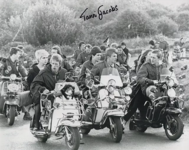 Quadrophenia mods & mopeds movie scene 8x10 photo signed by actress Tammi Jacobs