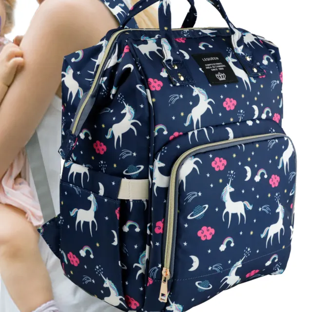 LAND Miger LEQUEEN Baby Nappy Diaper Bag Mummy Large SportsTravel Backpack 3
