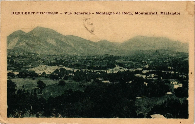 CPA DIEULEFIT Pittoresque - Vue Générale - Montagne de Roch Montmirail (350343)