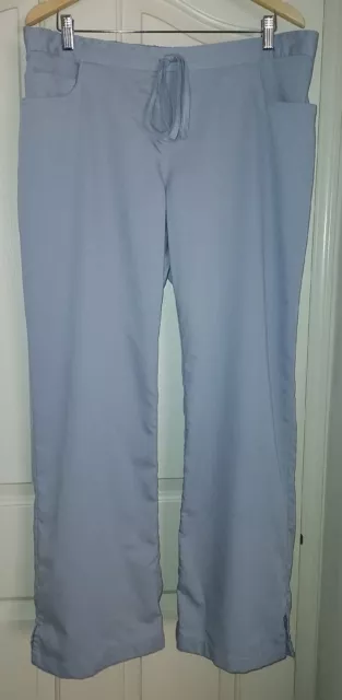Greys Anatomy by Barco 5 Pocket Classic Drawstring Scrub Pant Light Gray XL