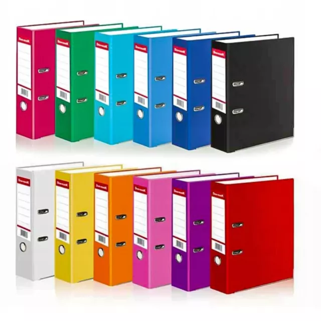 A4 Large 75mm Lever Arch Files Folders Stationery Metal Document Storage