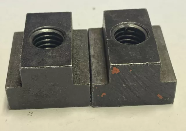 2 Pc 1/2-13x11/16 T-Nut Table Slot Tapped Through Black Oxide Finish  (JN161)