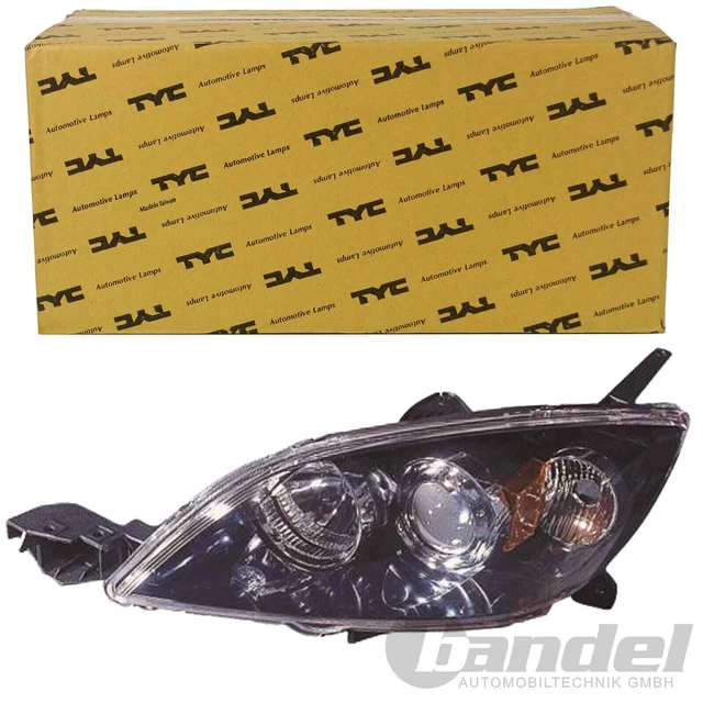 TYC FARO PRINCIPALE H7/H7/HB3 SINISTRO adatto per MAZDA 3 1.3 - 2.3 MZR-CD TURBO