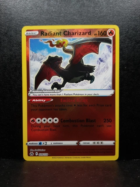 Radiant Charizard 020/159 Crown Zenith Pokémon Pokemon Card English Near Mint