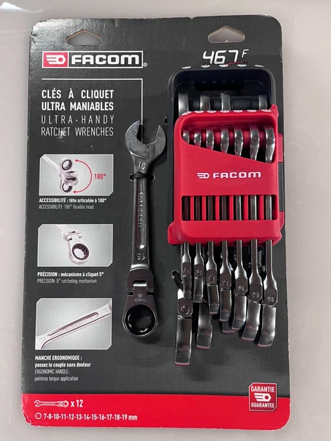 Jeu De 22 Clés à Cliquet Articulées 6-32mm - Coffret Professionnel Acier Chrome-vanadium