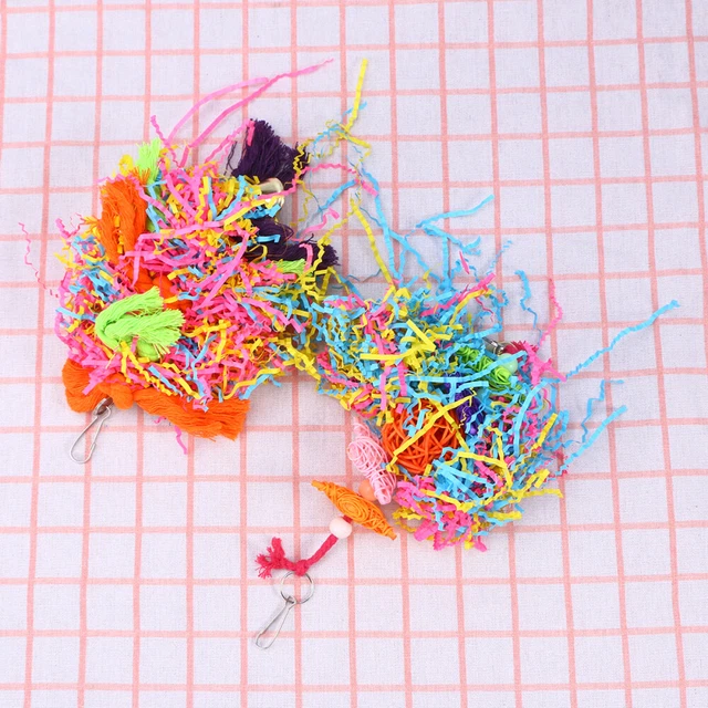 9 Pcs Papagei Spielzeug Papagei Kauen Spielzeug Vogel Biss Spielzeug 7