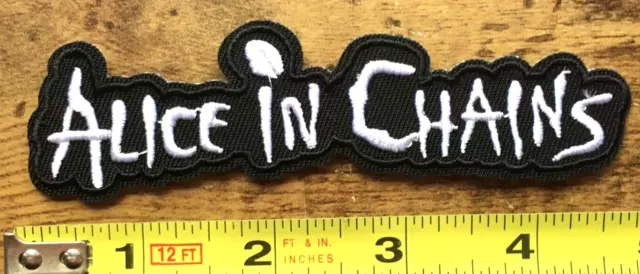 Alice In Chains Patch Rock N Roll Band Metal Jacket Iron on Sew on