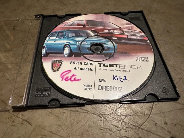 Austin Rover / Land Rover Testbuch Diagnose Cd - Dre0002