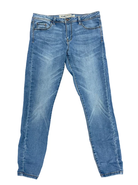 "Jeans denim co blu slim leg denim vita 30" taglia 14 (AZ25)
