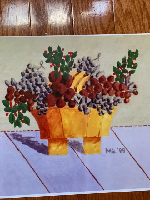 1999 Michael Graves Still Life Fruit Bowl Print