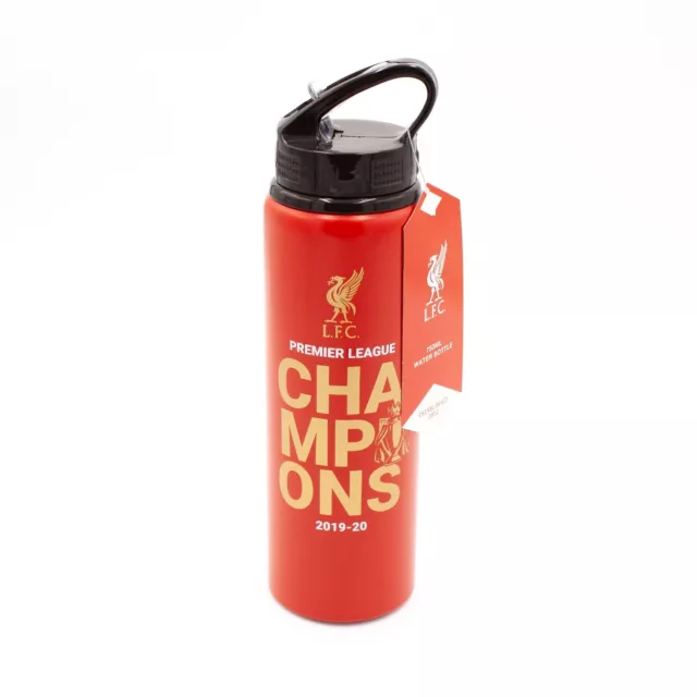 Liverpool FC Official Champions Aluminium Water Bottle LFC Gift