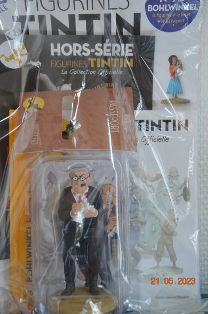 FIGURINE TINTIN COLLECTION officielle n° 90 Bohlwinkel - Emballage d ...