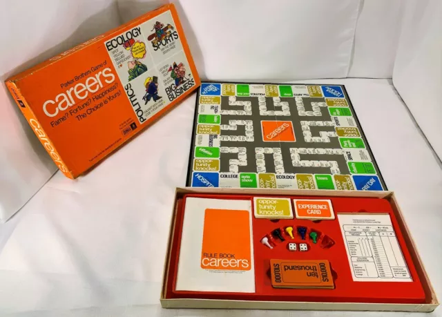 1971 Careers Board Game by Parker Brothers Complete in Great Condition FREE SHIP