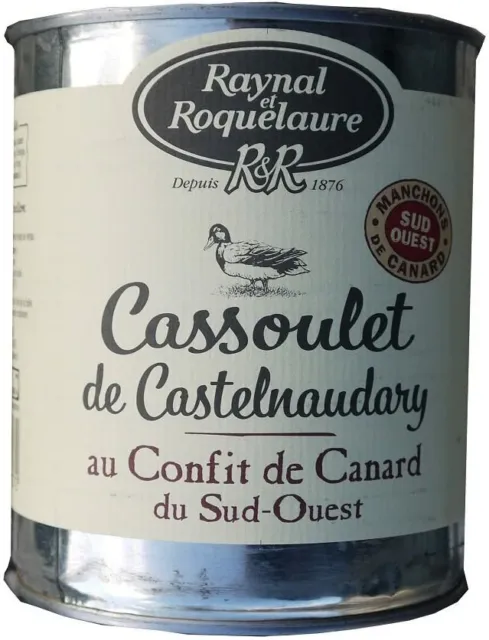 Cassoulet de Castelnaudary au Confit de Anatra 840gr - Ringpull-Dose