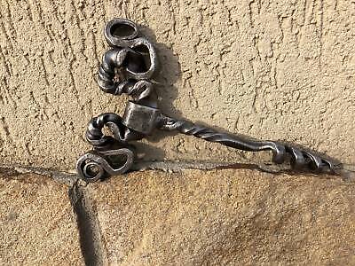 Iron Anniversary Gift Wrought Corkscrew Hand Forged
