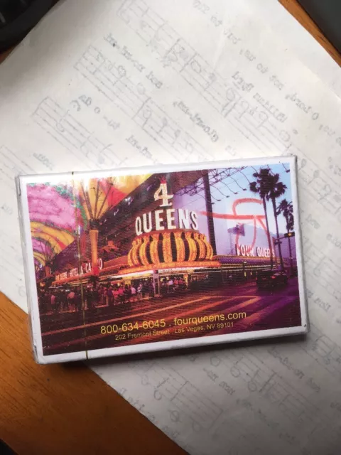 Playing Cards: 4 Queens Casino Las Vegas, New Sealed Deck