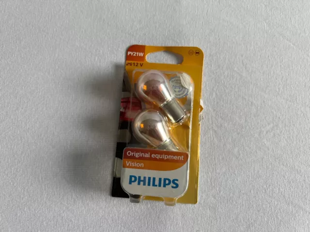 Philips SilverVision Ultimate Style 12496SVB2 Kugellampe PY21W Blinker 2 Stück