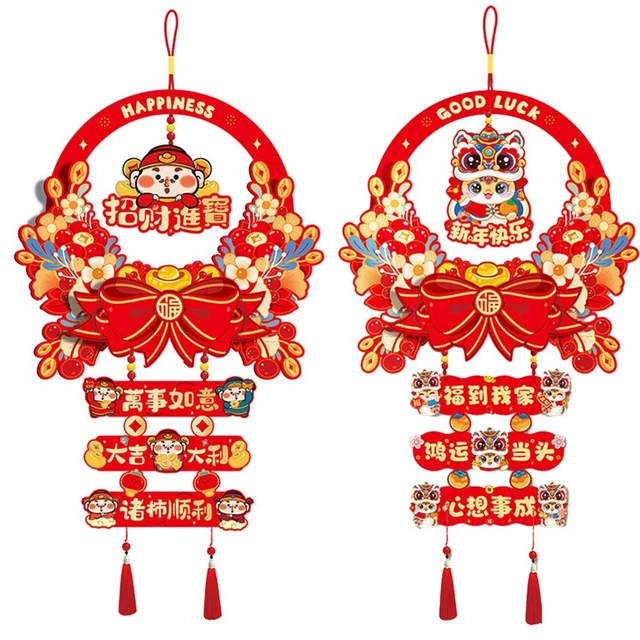 Décorations De L'année Du Serpent, Breloques Porte-bonheur, Pendentif Porte-bonheur 2025 De L'année Du Serpent Chinois Qui Se Réveille, Décorations Pour Le Nouvel An Chinois Pour La Maison, Les