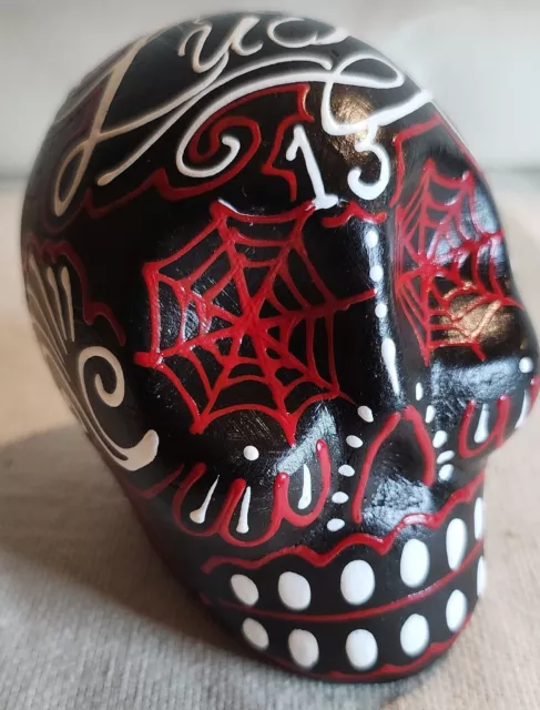 Day Of The Dead - Sugar Skull - Día de Los Muertos Ceramic Clay Mexican Art