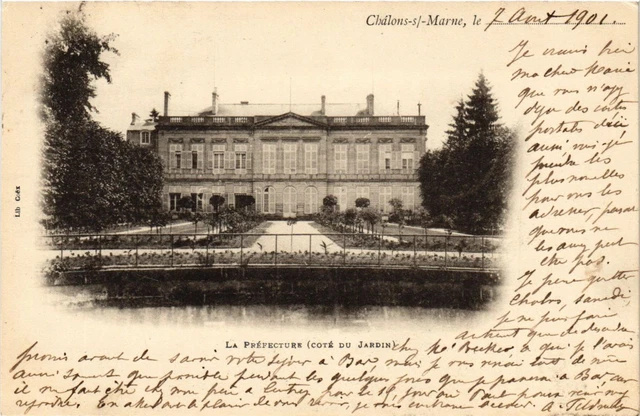 CPA CHALONS-sur-MARNE on . . . - La Prefecture (Cote du Jardin) (742054)