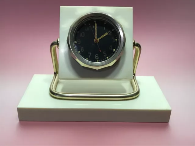 Rare Vintage Desktop clock USSR Clock  50 - 60 years