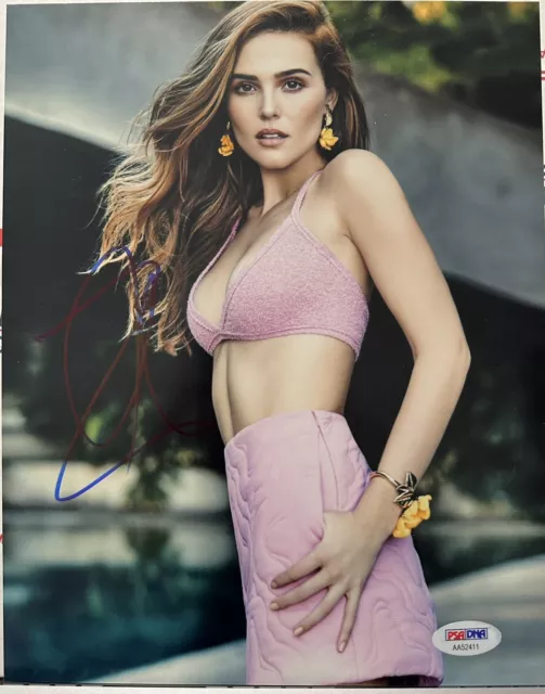 Zoey Deutch Signed Sexy Photo 8X10 Zombieland Autograph Before I Fall Psa Coa 1