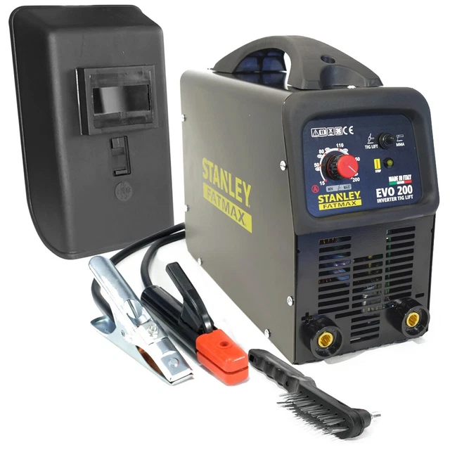Posta per Saldatura 200A Mma Tig Lift Stanley Fatmax EVO200 Professional Piccolo