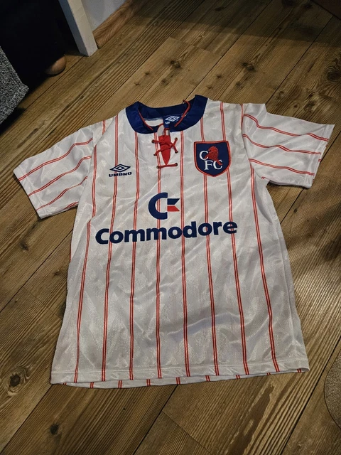 Chelsea F. C Trikot Gr.S Commodore Werbung
