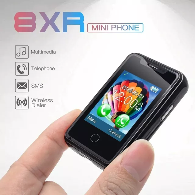 Mini Super Small Mobile phone 1.77 inch Touch Screen 2G GSM Single SIM