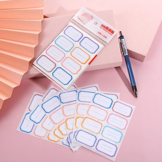 Sticker For Classification SUBJECT CLASSIFICATION NAME Tag Sticker Nameplates Textbook EUR 1,96 ...