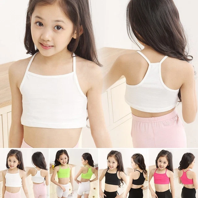 Intimo Reggiseno Top Camicetta Ragazze senza Maniche Canotta Sports Gilet Moda