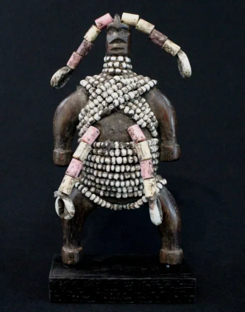Arte Africana Muñeca África - Fertilidad Namji Sobre Pedestal - 16 CMS