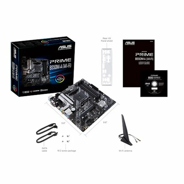 MOTHERBOARD ASUS PRIME B550MA mATX AM4 AMD AM4 £157.82 PicClick UK